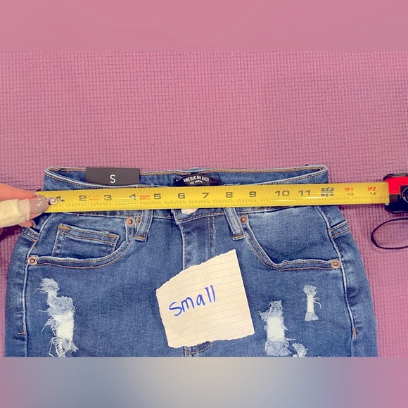 American bazi distressed Bermuda shorts - Picture 6 of 16